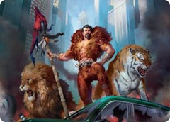 Kraven, Proud Predator Art Card (AASPM-028) - Art Series: Marvel's Spider-Man-1
