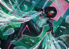 Silk, Web Weaver Art Card (29/54) (AASPM-029) - Art Series: Marvel's Spider-Man-1