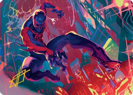 Spider-Man 2099 Art Card (Gold-Stamped Signature) (AASPM-030) - Art Series: Marvel's Spider-Man-1