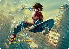Spider-Man India Art Card (Gold-Stamped Signature) (AASPM-031) - Art Series: Marvel's Spider-Man-1