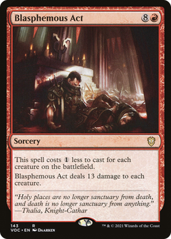 Blasphemous Act [Innistrad: Crimson Vow Commander]-1