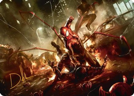 Superior Spider-Man Art Card (Gold-Stamped Signature) (AASPM-032) - Art Series: Marvel's Spider-Man-1