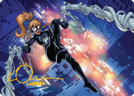 Araña, Heart of the Spider Art Card (Gold-Stamped Signature) (AASPM-037) - Art Series: Marvel's Spider-Man-1