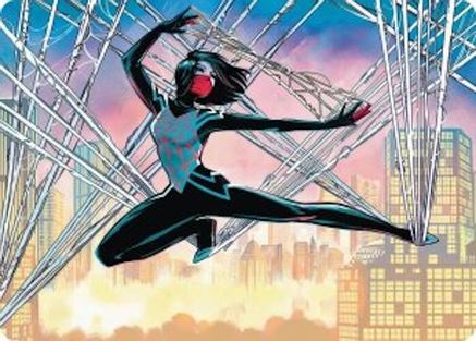 Silk, Web Weaver Art Card (39/54) (AASPM-039) - Art Series: Marvel's Spider-Man-1