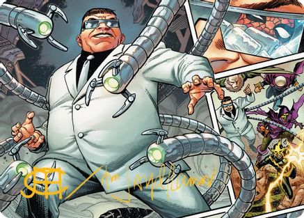 Doctor Octopus, Master Planner Art Card (48/54) (Gold-Stamped Signature) (AASPM-048) - Art Series: Marvel's Spider-Man-1