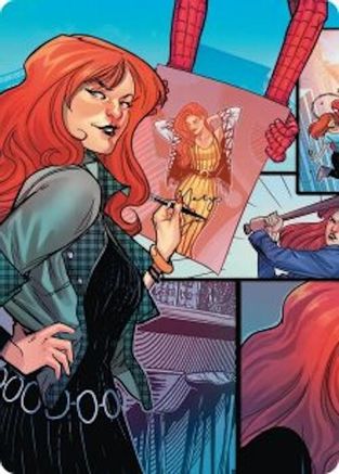 Mary Jane Watson Art Card (AASPM-050) - Art Series: Marvel's Spider-Man-1