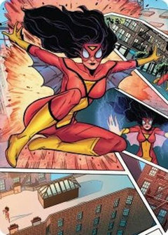 Spider-Woman, Stunning Savior Art Card (AASPM-051) - Art Series: Marvel's Spider-Man-1