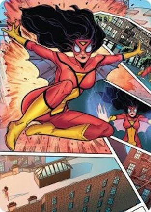 Spider-Woman, Stunning Savior Art Card (AASPM-051) - Art Series: Marvel's Spider-Man-1