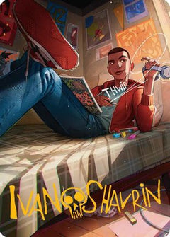Miles Morales Art Card (Gold-Stamped Signature) (AASPM-035) - Art Series: Marvel's Spider-Man-1