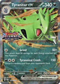 Tyranitar ex (064/131) (Prismatic Evolutions Stamp) [Miscellaneous Cards]-1
