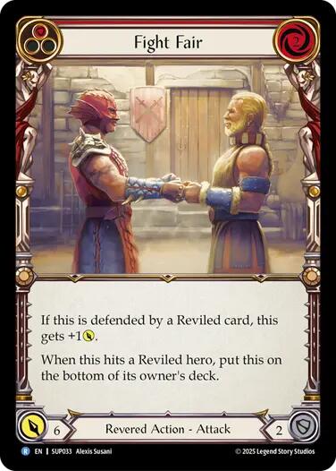 Fight Fair [SUP033] (Super Slam)  Rainbow Foil-1