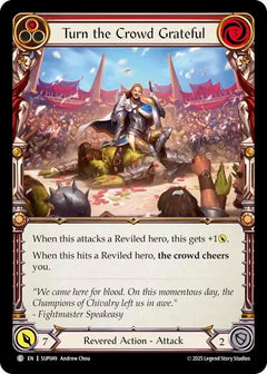 Turn the Crowd Grateful (Red) [SUP049] (Super Slam)  Rainbow Foil-1