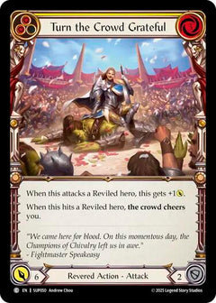 Turn the Crowd Grateful (Yellow) [SUP050] (Super Slam)  Rainbow Foil-1