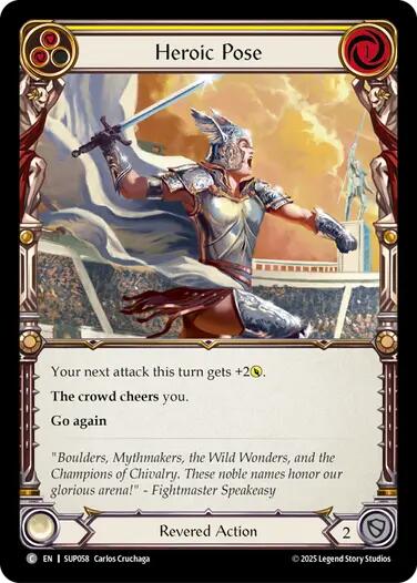 Heroic Pose (Yellow) [SUP058] (Super Slam)-1
