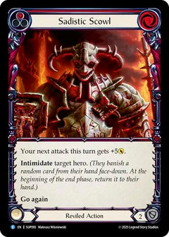 Sadistic Scowl [SUP095] (Super Slam)  Rainbow Foil-1