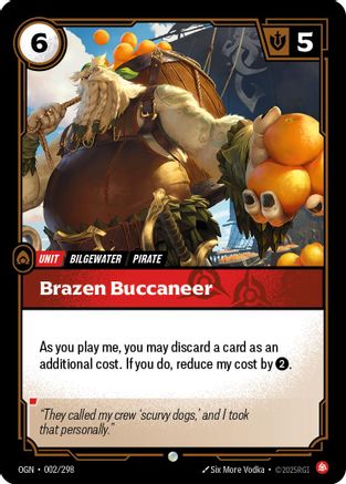 Brazen Buccaneer (002/298) - Origins Foil-1