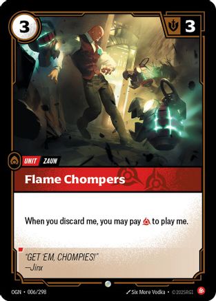 Flame Chompers (006/298) - Origins-1