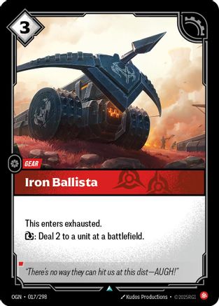 Iron Ballista (017/298) - Origins Foil-1