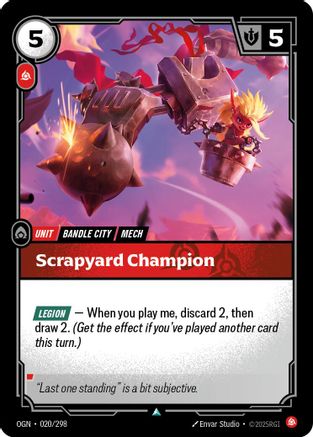 Scrapyard Champion (020/298) - Origins Foil-1