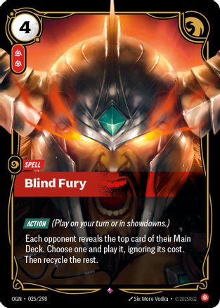 Blind Fury (025/298) - Origins Foil-1