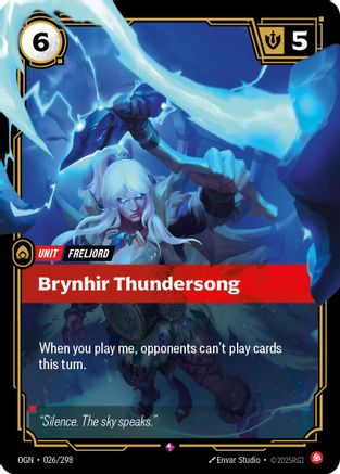 Brynhir Thundersong (026/298) - Origins Foil-1