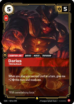 Darius - Trifarian (Alternate Art) (027a/298) - Origins Foil-1