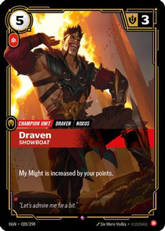 Draven - Showboat (028/298) - Origins Foil-1