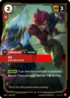 Vi - Destructive (036/298) - Origins Foil-1