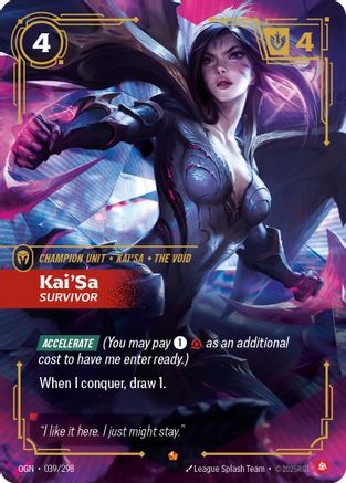 Kai'Sa - Survivor (039/298) - Origins Foil-1