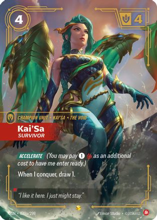 Kai'Sa - Survivor (Alternate Art) (039a/298) - Origins Foil-1