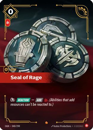 Seal of Rage (040/298) - Origins Foil-1