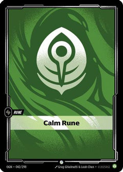 Calm Rune (042/298) - Origins Foil-1