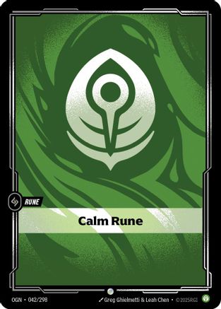 Calm Rune (042/298) - Origins Foil-1