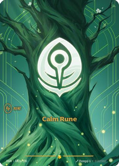 Calm Rune (Alternate Art) (042a/298) - Origins Foil-1