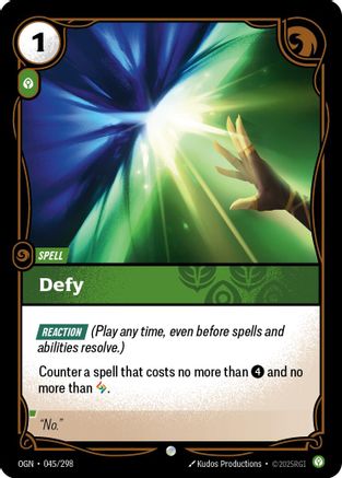 Defy (045/298) - Origins Foil-1