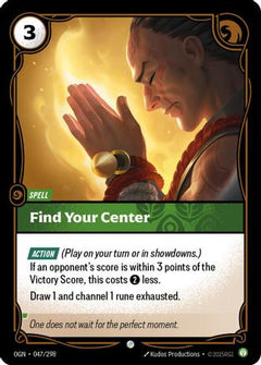 Find Your Center (047/298) - Origins Foil-1