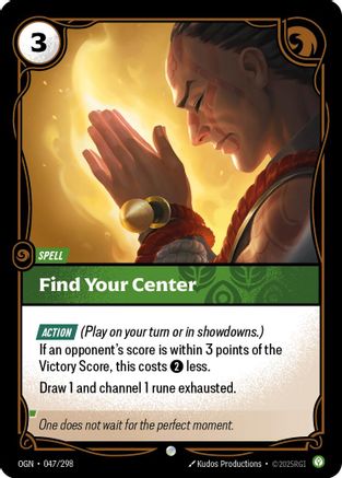 Find Your Center (047/298) - Origins Foil-1