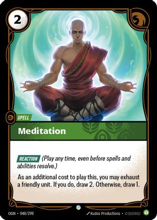 Meditation (048/298) - Origins Foil-1