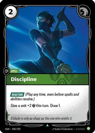 Discipline (058/298) - Origins-1