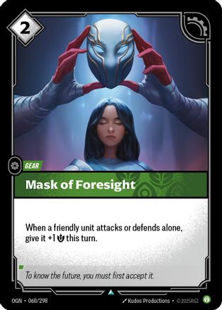 Mask of Foresight (060/298) - Origins Foil-1