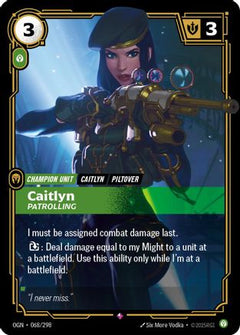 Caitlyn - Patrolling (068/298) - Origins Foil-1