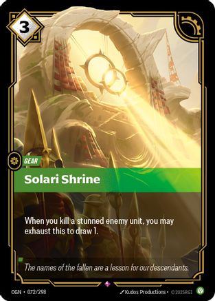 Solari Shrine (072/298) - Origins Foil-1