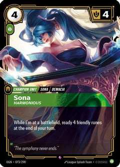 Sona - Harmonious (073/298) - Origins Foil-1