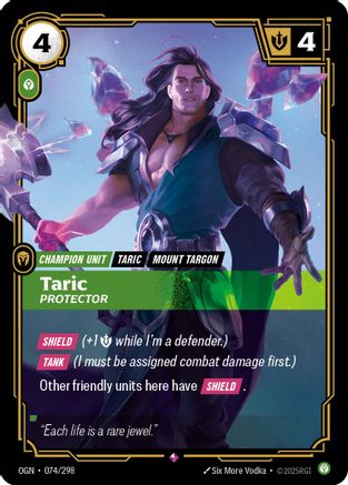 Taric - Protector (074/298) - Origins Foil-1