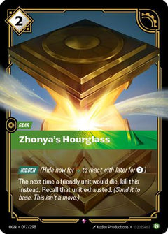 Zhonya's Hourglass (077/298) - Origins Foil-1