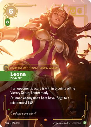 Leona - Zealot (079/298) - Origins Foil-1