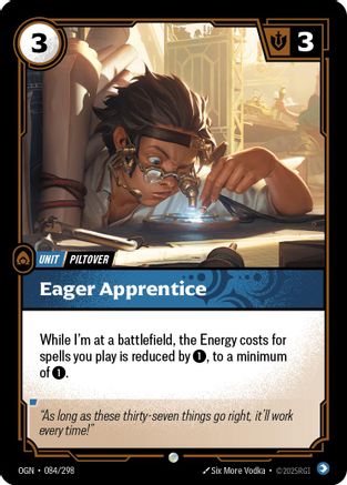Eager Apprentice (084/298) - Origins Foil-1