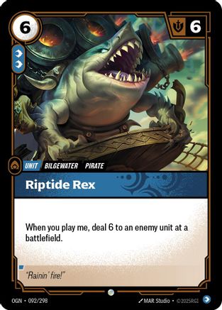 Riptide Rex (092/298) - Origins Foil-1