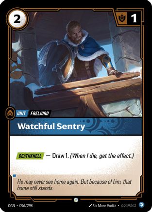Watchful Sentry (096/298) - Origins Foil-1
