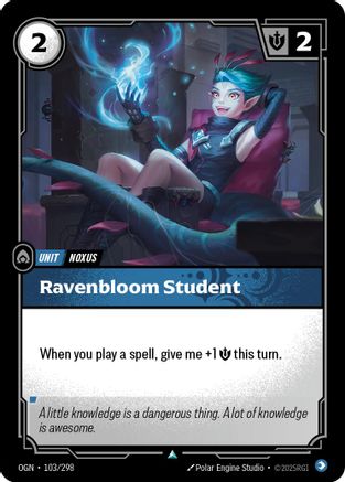Ravenbloom Student (103/298) - Origins Foil-1